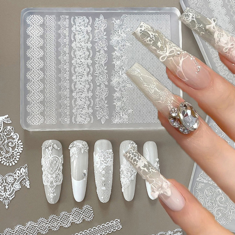 Resin Art Templates Free - 1 szt. Koronkowe silikonowe formy 3D