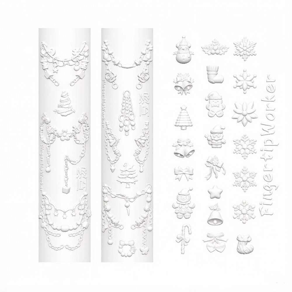 Resin Art Templates Free - Świąteczna forma silikonowa 3D do zdobienia