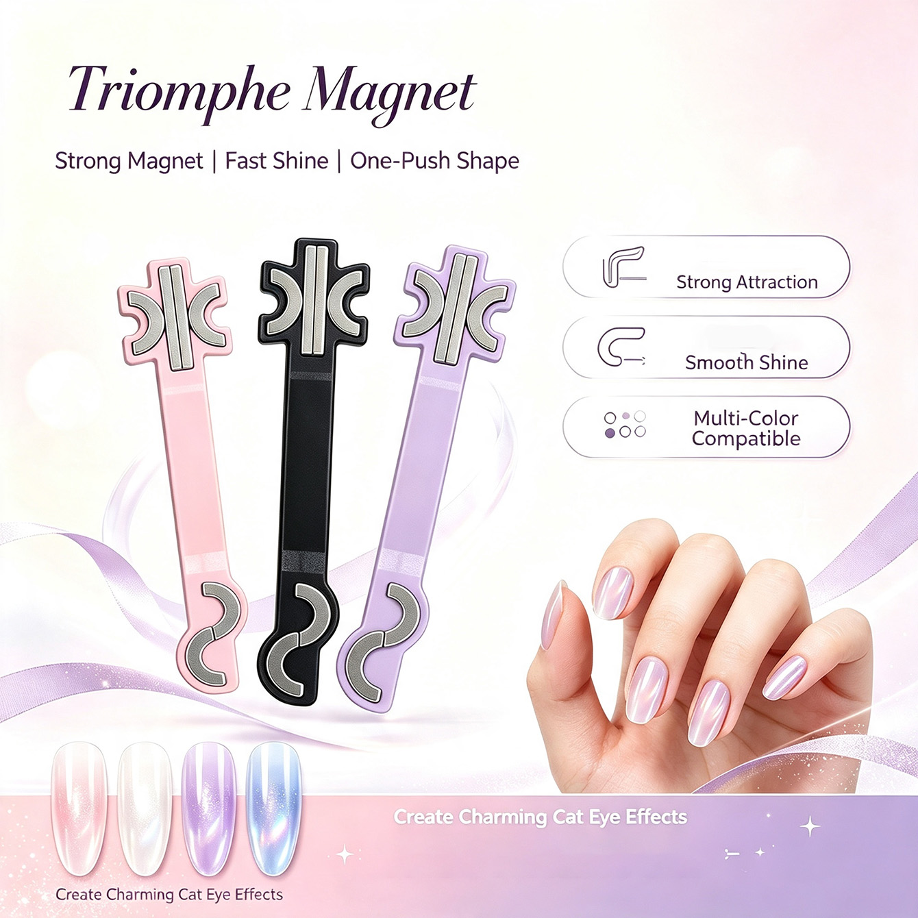 Resin Art Templates Free - Nowy wielofunkcyjny magnes do paznokci w