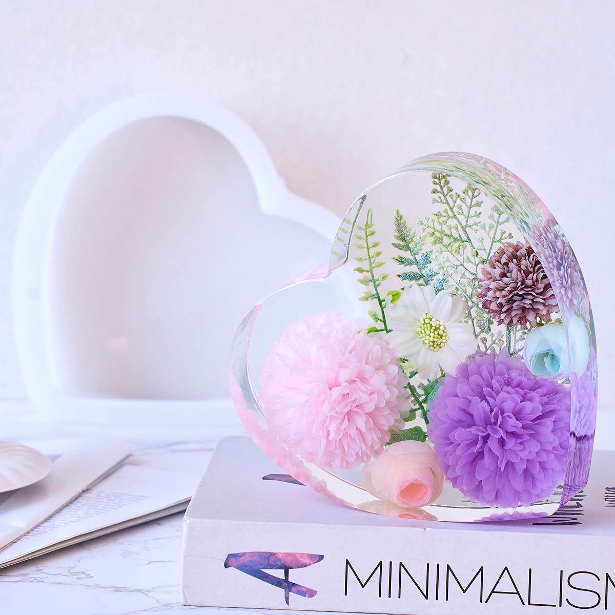 Duża silikonowa forma do odlew – Resin Art Heart recenzja i cena