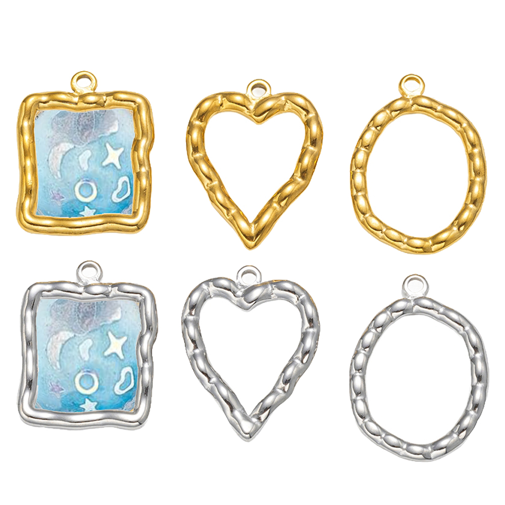 5 szt. Zawieszek ze stali nier – Resin Art Heart recenzja i cena