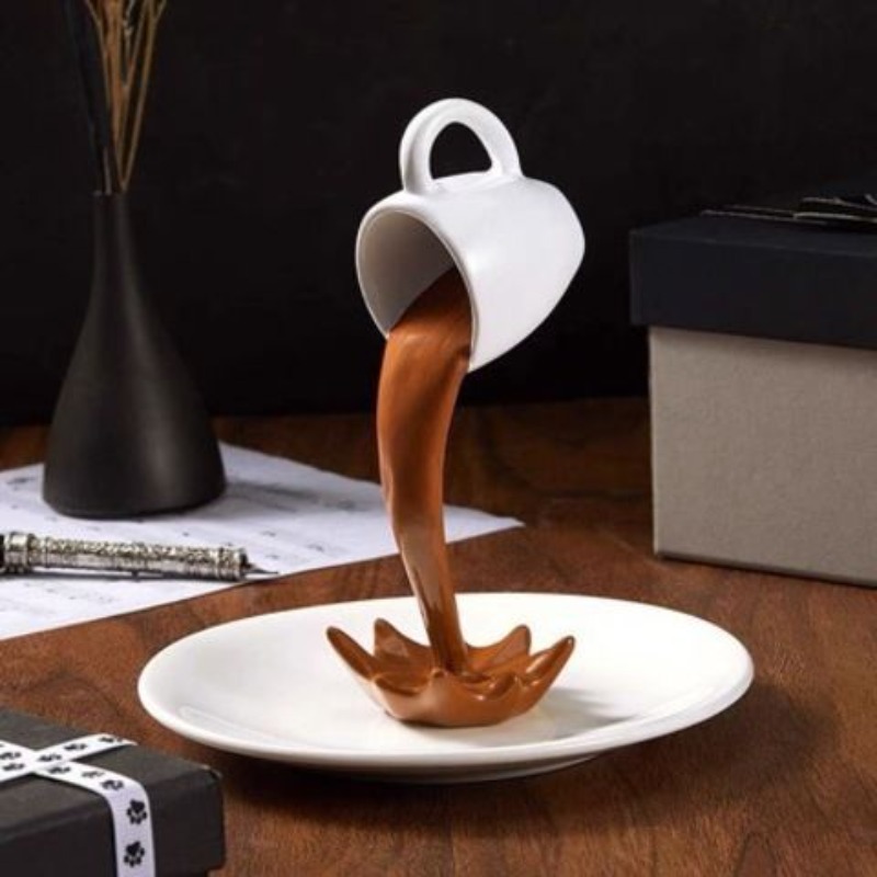 Rzeźba 3D w kształcie filiżank – Resin Art Pouring recenzja i cena