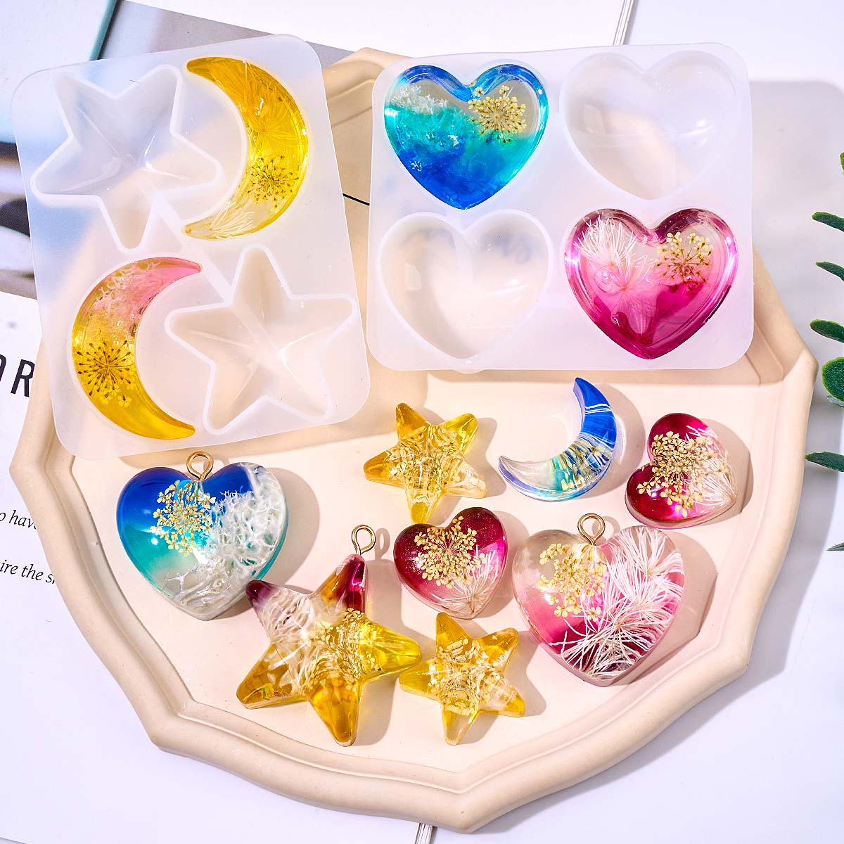 Forma silikonowa do odlewania  – Resin Art Heart recenzja i cena
