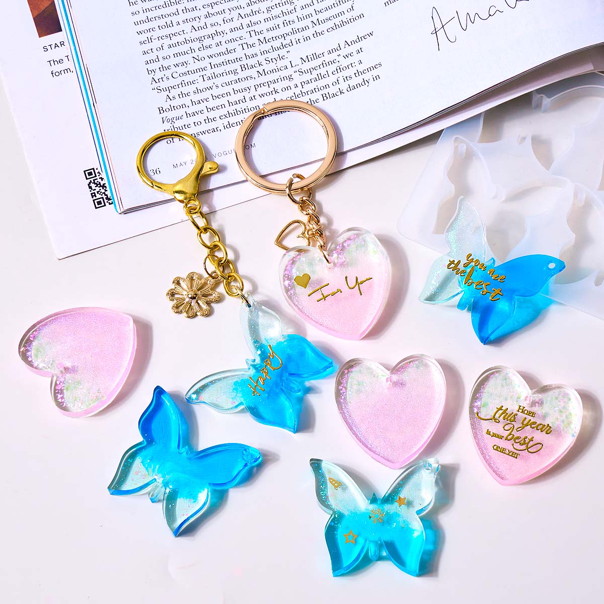 Forma silikonowa do kolczyków  – Resin Art Heart recenzja i cena