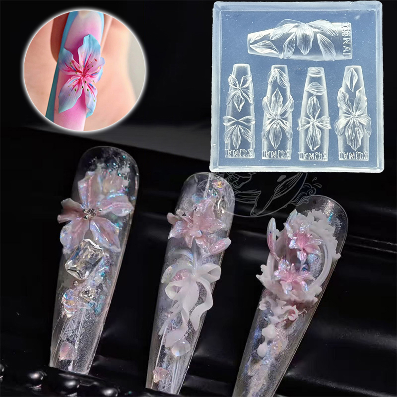 Formy silikonowe do paznokci 3 – Resin Art Templates Free recenzja i cena