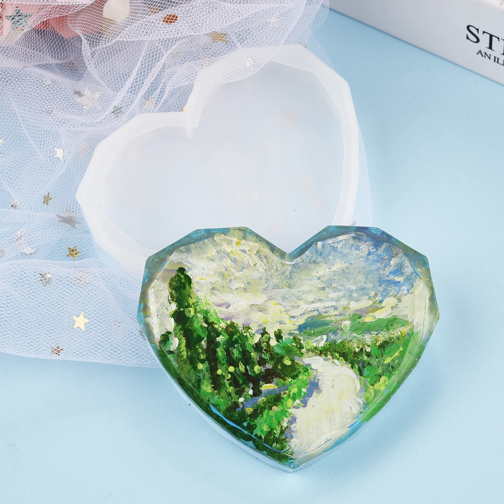 Forma silikonowa do żywicy, ok – Resin Art Heart recenzja i cena