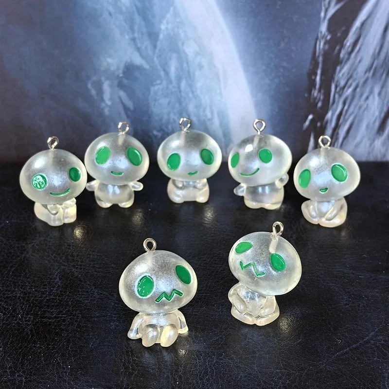 7 szt. Świecące w ciemności ży – Resin Art Keychain recenzja i cena