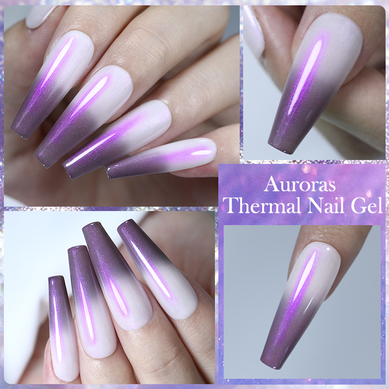 LILYCUTE 7ML Auroras Termiczny – Resin Art Purple recenzja i cena