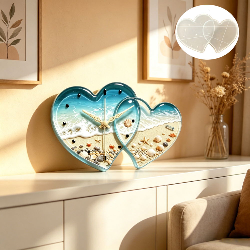 Forma silikonowa do żywicy w k – Resin Art Heart recenzja i cena