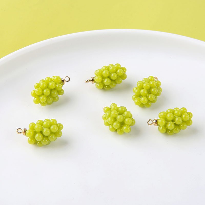 6 szt. Urocze Małe Winogronka  – Resin Art Keychain recenzja i cena