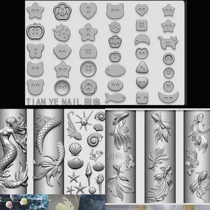 3D Miękkie Silikonowe Szablony – Resin Art Templates Free recenzja i cena