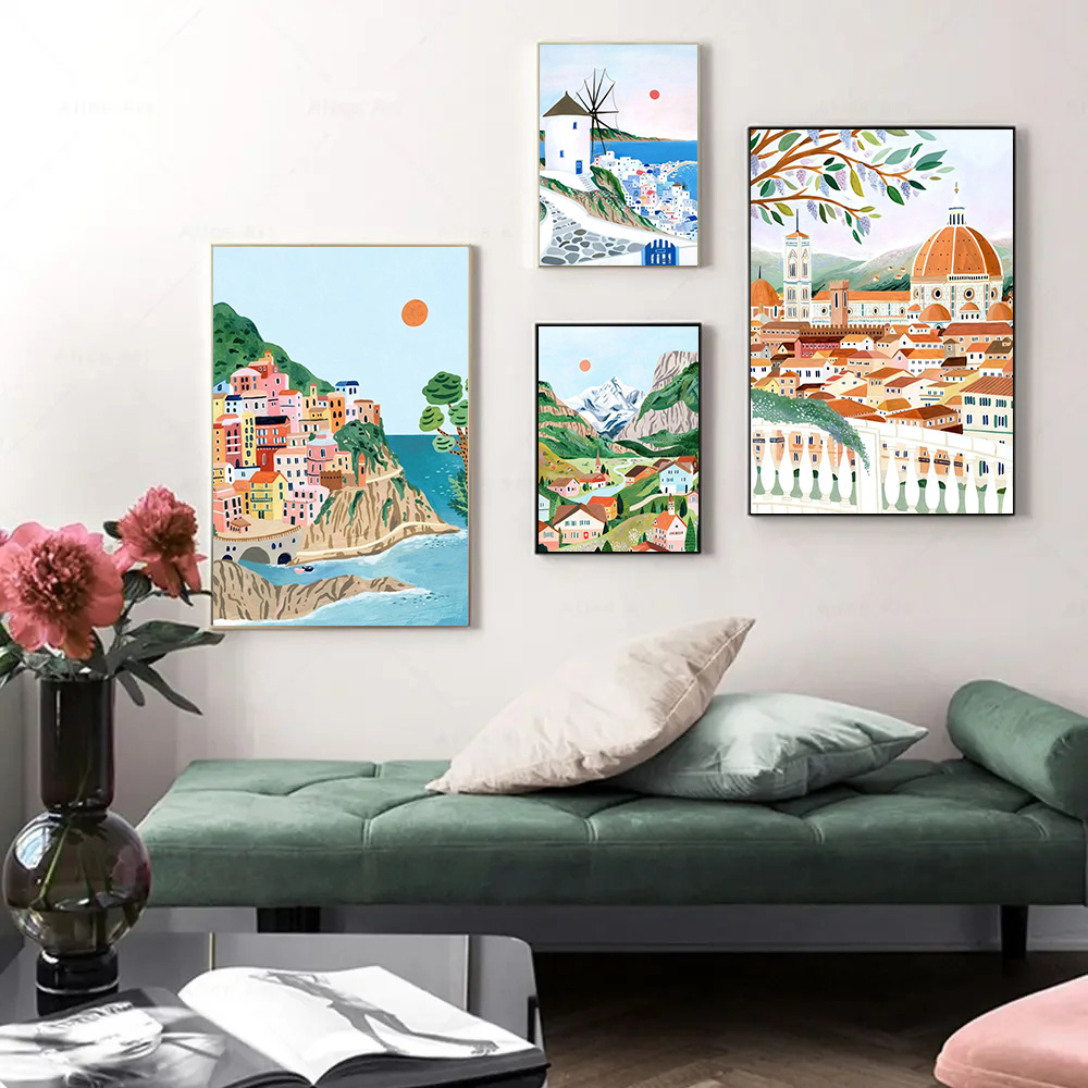 Plakat z motywem podróży po św – Resin Art World recenzja i cena