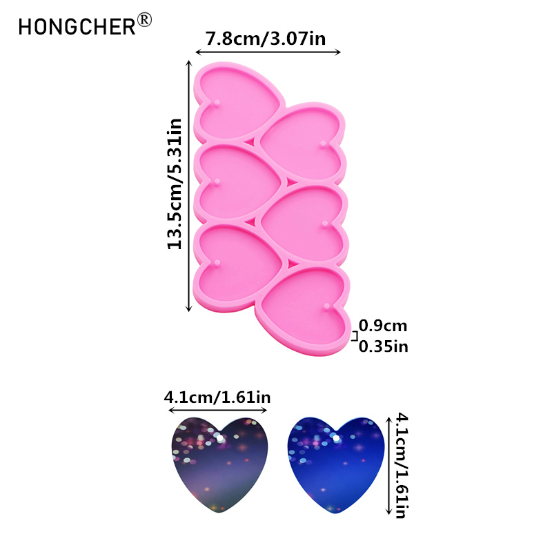 Forma silikonowa do żywicy epo – Resin Art Heart recenzja i cena