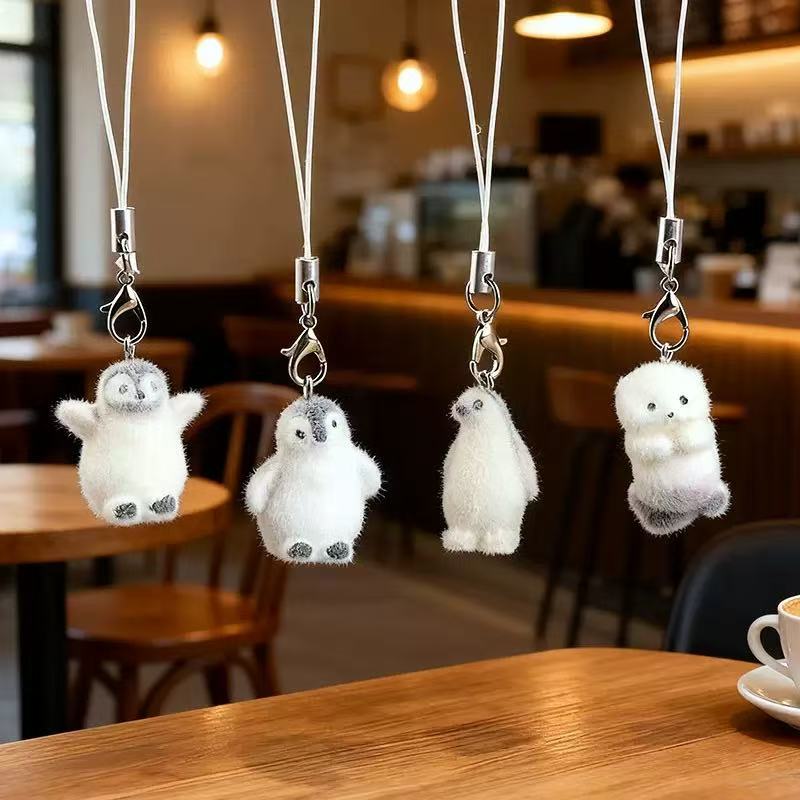 5 szt. Małe pingwiny z żywicy  – Resin Art Keychain recenzja i cena