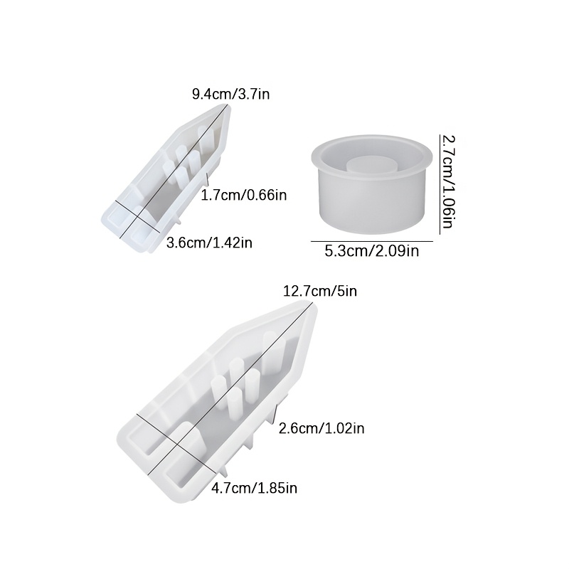 DNEJIU 3 szt. Formy silikonowe – Resin Art Heart recenzja i cena